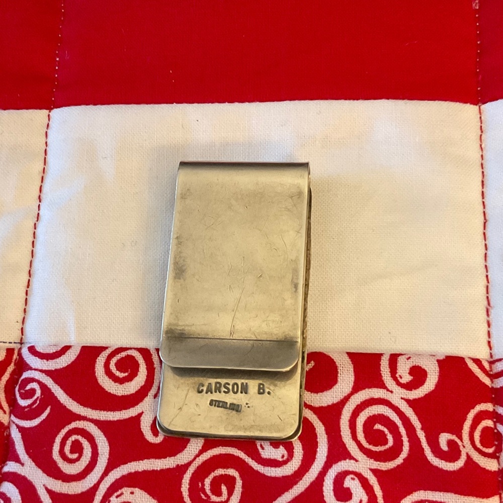 Beautiful Sterling Silver Money Clip - Picture 2 of 3